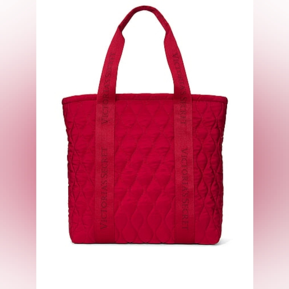 Victoria's Secret Quilted Tote Bag